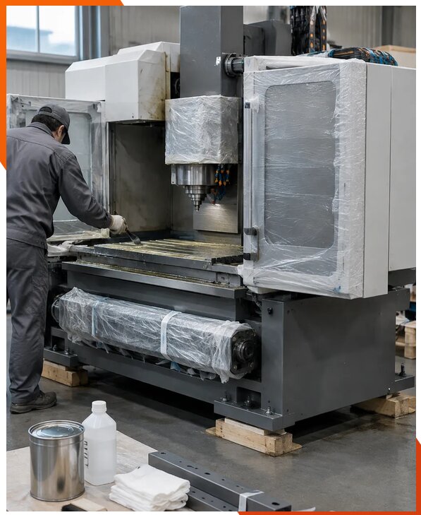 Консервация станков перед перевозкой в Рязани